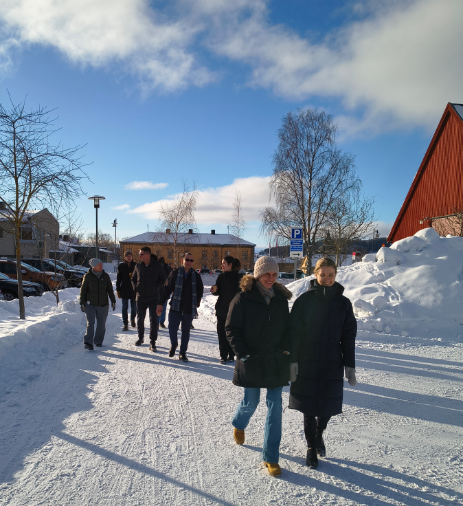 Group discussion during the SEE workshop on campus Östersund